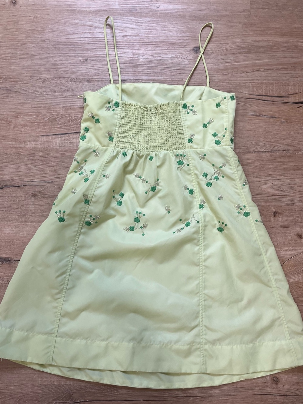 GANNI Beaded Nylon Mini Dress - Picture 9 of 11